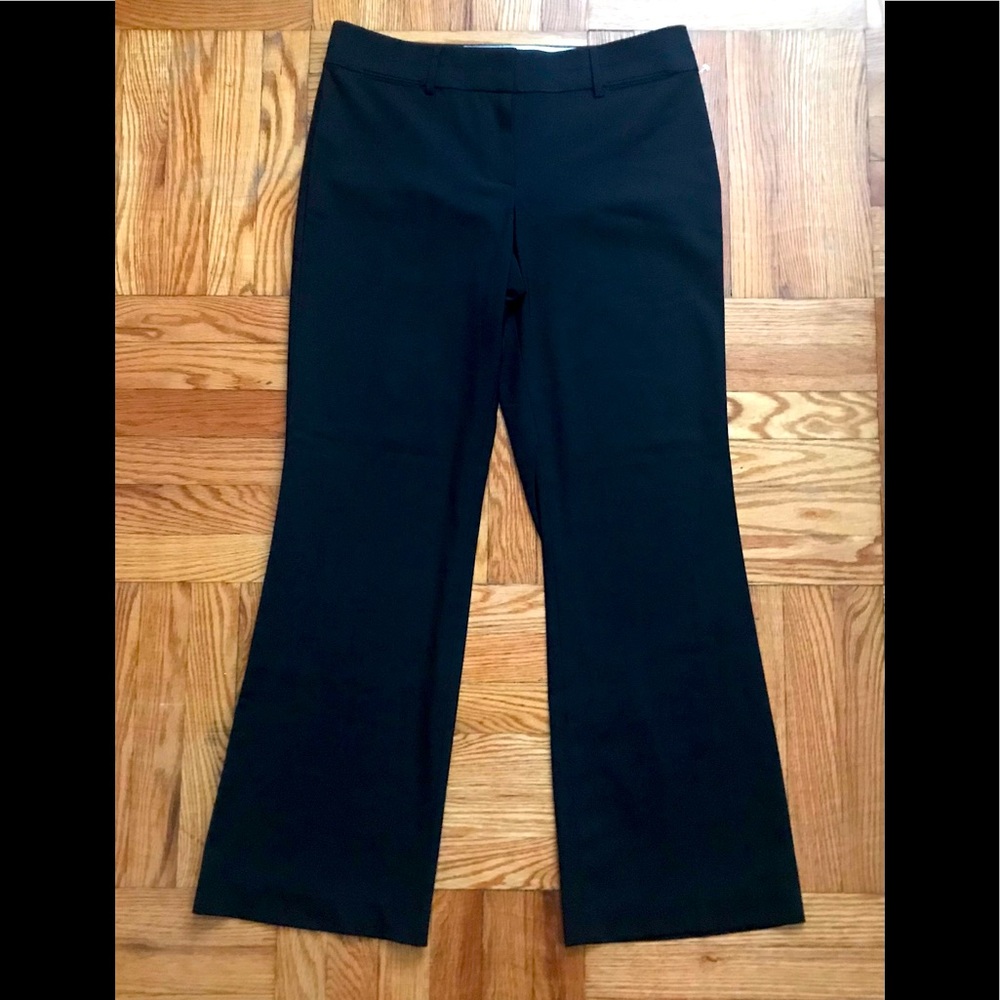 LOFT BLACK STRAIGHT MARISA TROUSER, SIZE: 10 - Picture 1 of 7